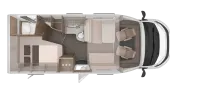 Grundriss Tag Knaus L!VE WAVE 650 MF gr. Dieseltank L-Sitz DuoContr