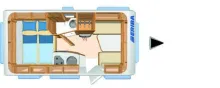 Grundriss Tag Hymer Eriba Nova Light 425