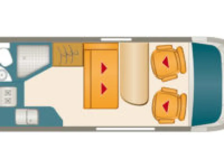 Grundriss Tag Karmann Mobil Dexter 550