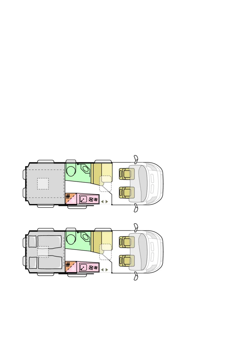 Grundriss Tag Adria Twin Supreme 640 SGX