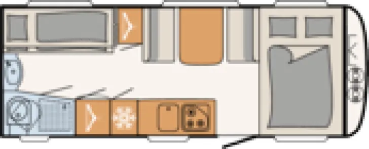 Grundriss Tag Dethleffs c' go 535 QSK