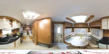 360° Innenansicht LMC Musica 560 E Mover * Markise * Einzelbetten