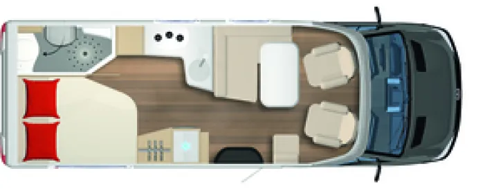 Grundriss Tag Bürstner Lyseo M Harmony Line 660 Mercedes Sprinter 1.Hand