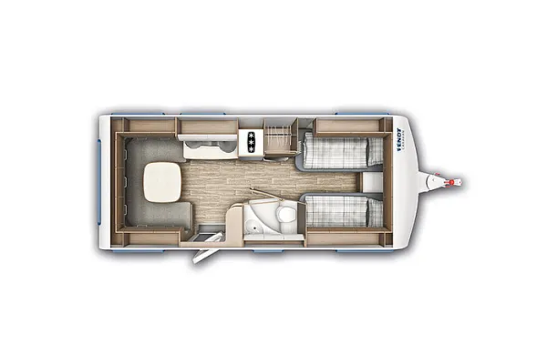 Tagesgrundriss Fendt Saphir 515 SG