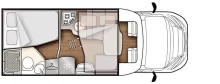 Grundriss Tag Forster T 649 SB Hubstützenanlage