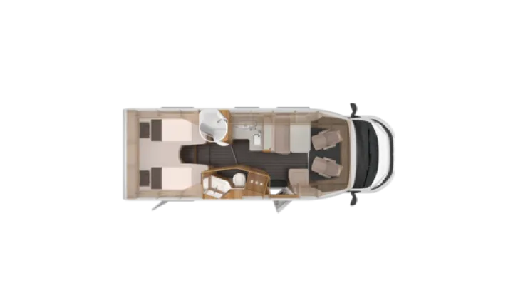 Grundriss Tag Knaus Sky TI 700 MEG Platinum Selection