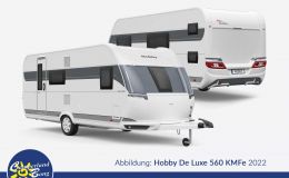 Hobby De Luxe 560 KMFe Modell 2022 / 2000 kg