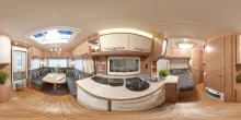 360° Innenansicht Knaus Südwind 500 FU Celebration/Händler&Gewerbe