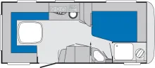 Grundriss Tag Knaus Südwind 500 FU Celebration/Händler&Gewerbe
