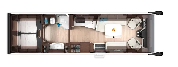 Tagesgrundriss Morelo Empire Liner 93 LB