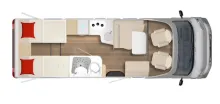 Grundriss Tag Bürstner Limited T 726 G *gebraucht-geprüft-gekauft*