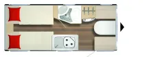 Grundriss Tag Bürstner Premio Life 480 TL