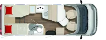 Grundriss Tag Bürstner Lyseo TD 690 G Sie sparen 14.350,-€!