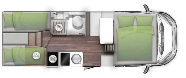 Tagesgrundriss Forster A 699 EB Tagesgrundriss Forster A 699 EB