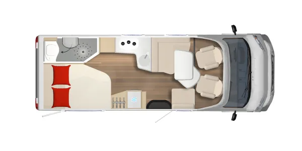 Tagesgrundriss Bürstner Limited T 660 Tagesgrundriss Bürstner Limited T 660