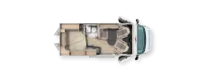 Grundriss Tag Malibu Van Compact 540 DB -