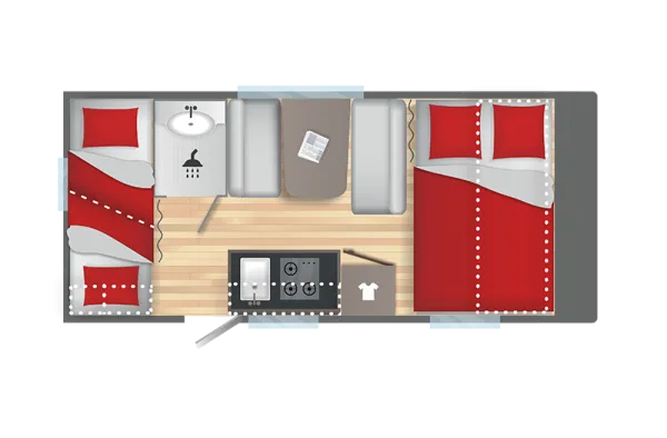 Tagesgrundriss Sterckeman Easy 470PE Kid's