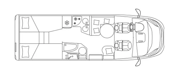 Tagesgrundriss Laika Ecovip L 3019 Tagesgrundriss Laika Ecovip L 3019