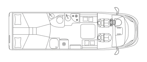 Tagesgrundriss Laika Ecovip L 4009 DS