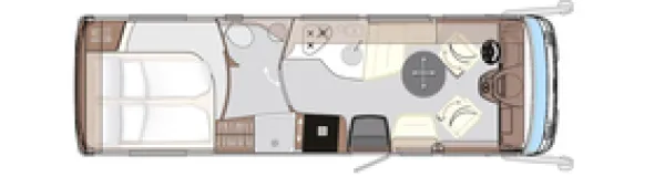 Tagesgrundriss Concorde Credo 790 FI Tagesgrundriss Concorde Credo 790 FI