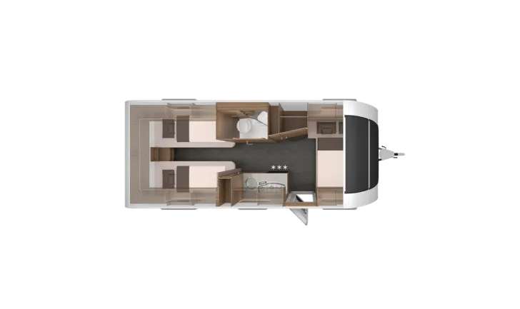Grundriss Nacht Knaus Sport 540 UE Der Vielseitige