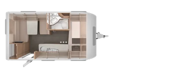 Tagesgrundriss Knaus Südwind 420 QD
