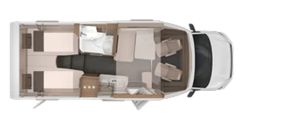 Tagesgrundriss Knaus VAN WAVE 640 MEG MAN Tagesgrundriss Knaus VAN WAVE 640 MEG MAN