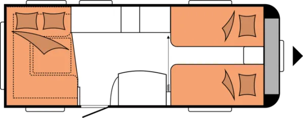 Nachtgrundriss Hobby Prestige 540 UL Nachtgrundriss Hobby Prestige 540 UL