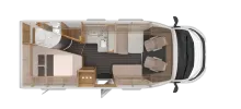 Grundriss Tag Knaus Sky TI 650 MF Platinum Selection Automatik, Voll-LED