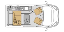 Fahrzeugbild Mooveo Campervan 3XL #2