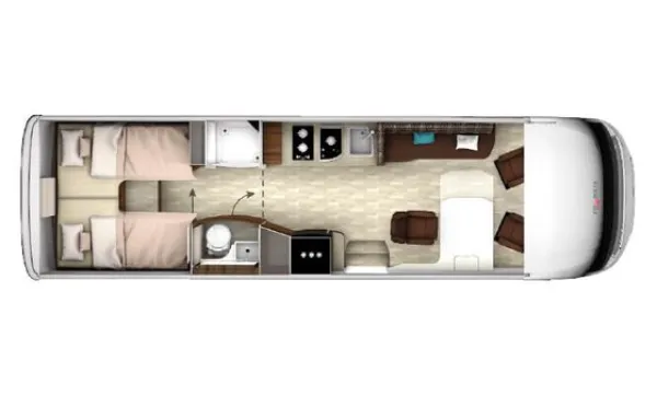 Tagesgrundriss Frankia Titan I 890 GD-B Tagesgrundriss Frankia Titan I 890 GD-B