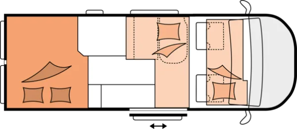 Nachtgrundriss Hobby Vantana De Luxe K60 FT Nachtgrundriss Hobby Vantana De Luxe K60 FT