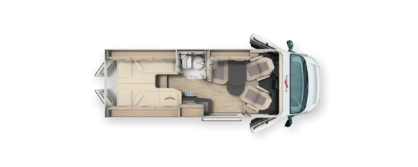 Nachtgrundriss Malibu Van Compact 600 LE Nachtgrundriss Malibu Van Compact 600 LE