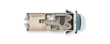 Grundriss Tag Malibu Van Comfort 640 LE charming GT skyview Fiat 140 PS / Automatik 2283
