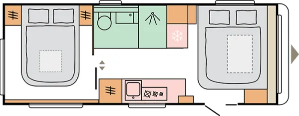 Nachtgrundriss Adria Astella 644 DP