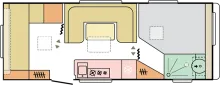 Grundriss Tag Adria Adora 613 PK sofort verfügbar