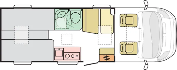 Tagesgrundriss Adria Compact ALL-IN SL Tagesgrundriss Adria Compact ALL-IN SL