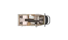 Grundriss Tag Knaus Sky TI 650 MEG Automatik Zustand sehr gut