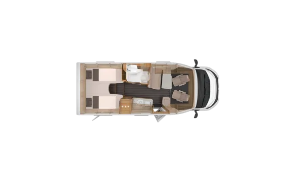 Tagesgrundriss Knaus Sky TI 650 MEG