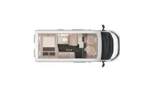 Grundriss Tag Knaus BoxLife Pro 540 ROAD (Peugeot) 60 Years