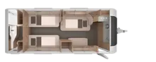 Grundriss Nacht Knaus Südwind 650 PEB 60 YEARS Winter-Paket,Panoramafenster