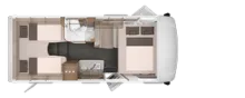 Grundriss Nacht Knaus L!VE I 650 MEG 180 PS, Lithiumbatterie LIVE