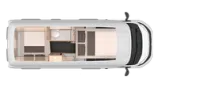 Grundriss Nacht Knaus BoxStar 600 Street XL