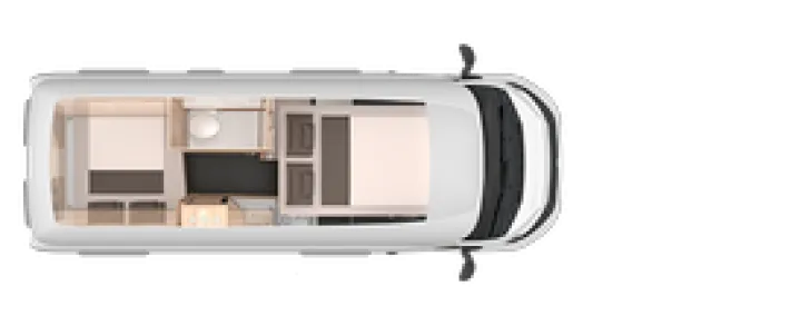 Grundriss Nacht Knaus BoxStar 600 Street XL
