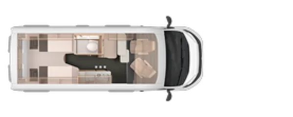 Tagesgrundriss Knaus BoxStar 600 Lifetime