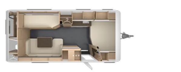 Tagesgrundriss Tabbert Pantiga 550 K Tagesgrundriss Tabbert Pantiga 550 K