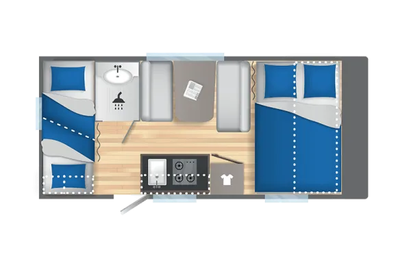 Tagesgrundriss Caravelair Alba 466