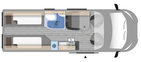 Tagesgrundriss Clever SELECT LINE Runner