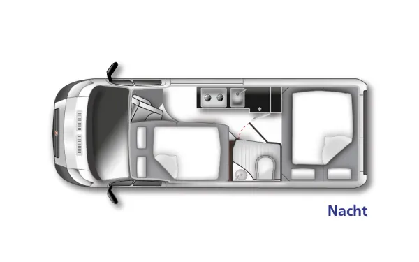 Nachtgrundriss Westfalia Columbus 600 D Nachtgrundriss Westfalia Columbus 600 D