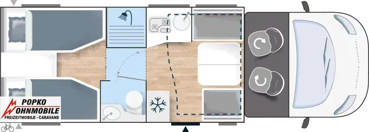 Grundriss Tag Chausson Teilintegrierte 777 Titanium Ultimate Automatik